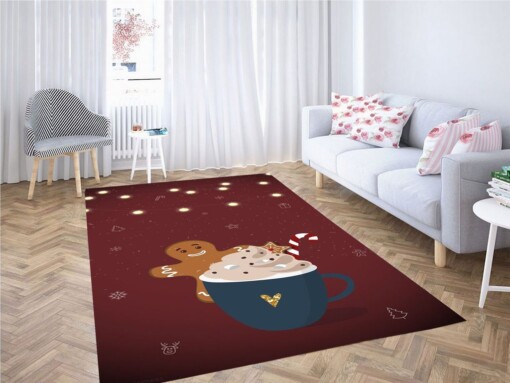 Chrismas Wallpaper Living Room Modern Carpet Rug