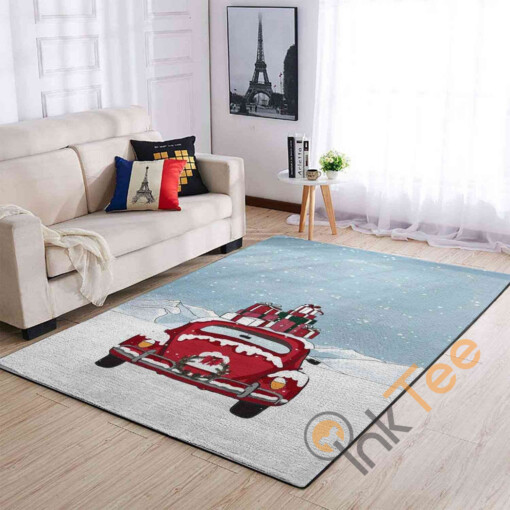 Christmas Car Area Rug