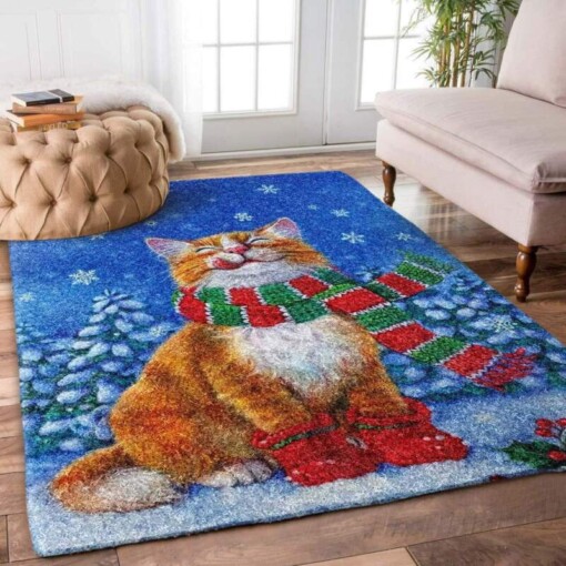 Christmas Cat Limited Edition Rug