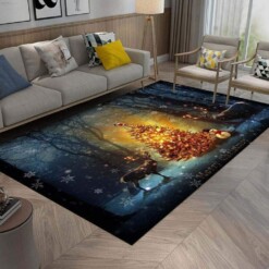 Christmas Deer Area Limited Edition Rug