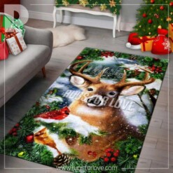 Christmas Deer Limited Edition Rug