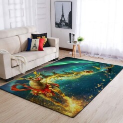 Christmas Deer Sleigh Area Limited Edition Rug