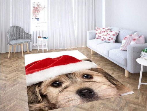Christmas Dog Carpet Rug