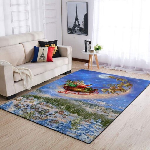 Christmas Santa Claus Area Limited Edition Rug