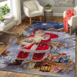 Christmas Santa Claus Area Limited Edition Rug