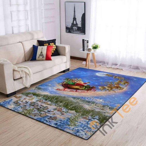 Christmas Santa Claus Area Rug