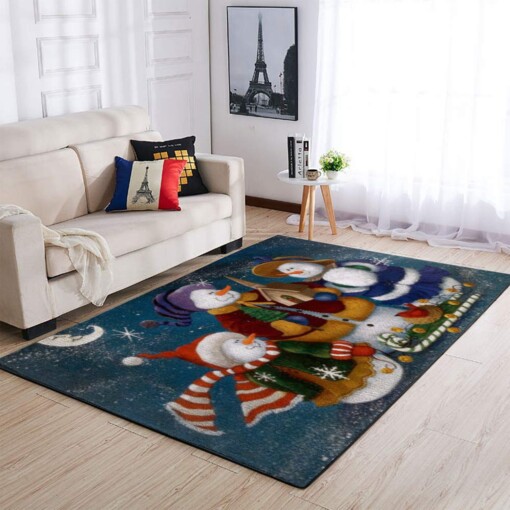 Christmas Snowman Area Limited Edition Rug