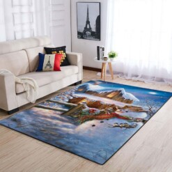 Christmas Snowman Area Rug