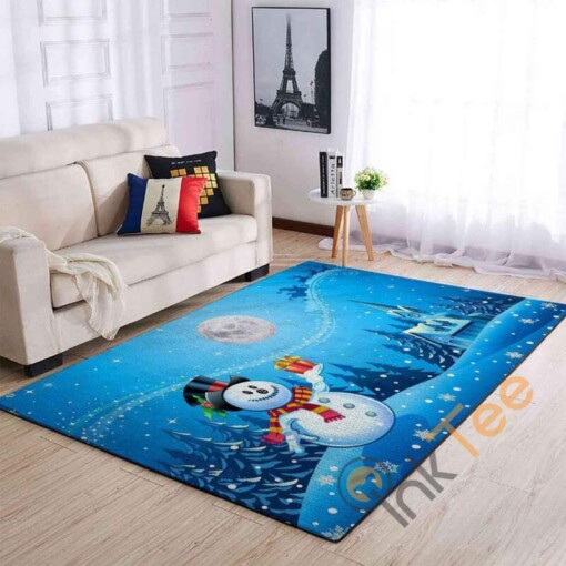 Christmas Snowman Area Rug