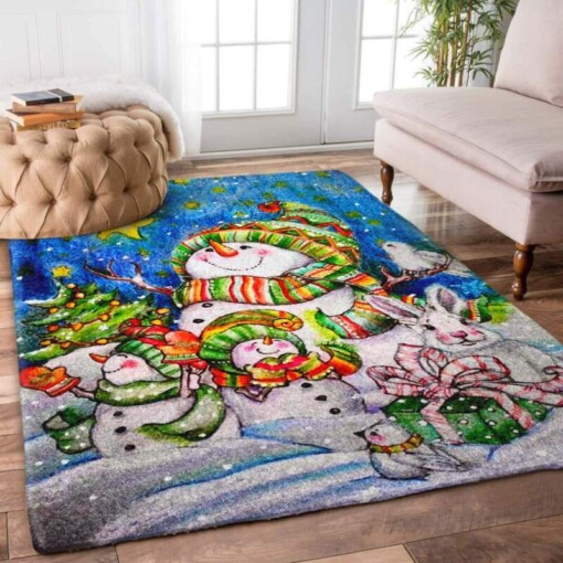 Christmas Snowman Limited Edition Rug