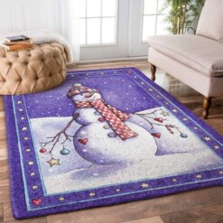 Christmas Snowman Limited Edition Rug