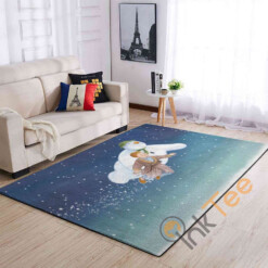 Christmas The Snowman Area Rug