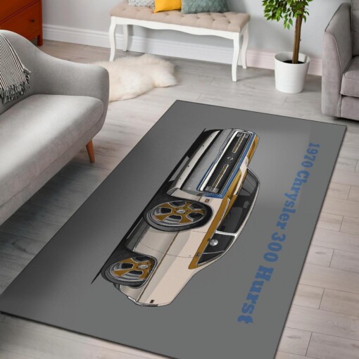 Chrysler Hurst Car Art Area Rug