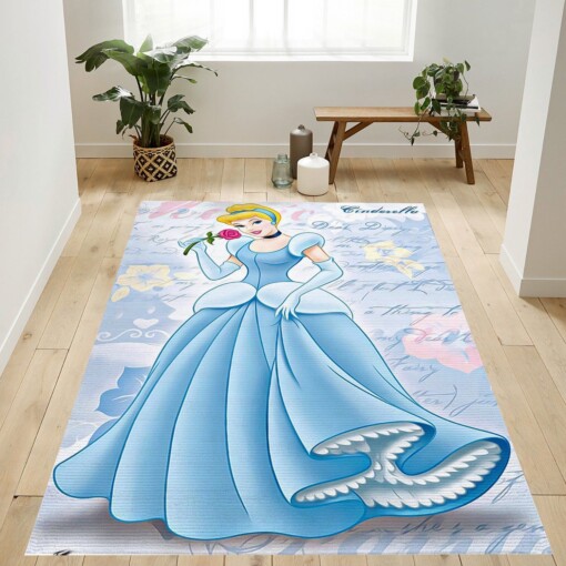 Cinderella Disney Princess Rug  Custom Size And Printing