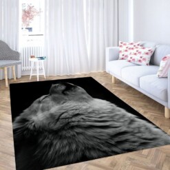 Cinematic Dog Living Room Modern Carpet Rug