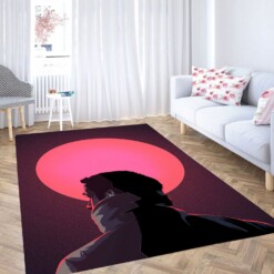 Circle Glow Blade Runner Carpet Rug
