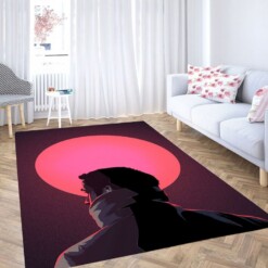 Circle Glow Blade Runner Living Room Modern Carpet Rug
