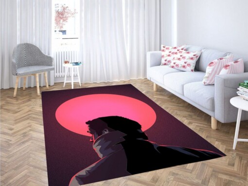 Circle Glow Blade Runner Living Room Modern Carpet Rug