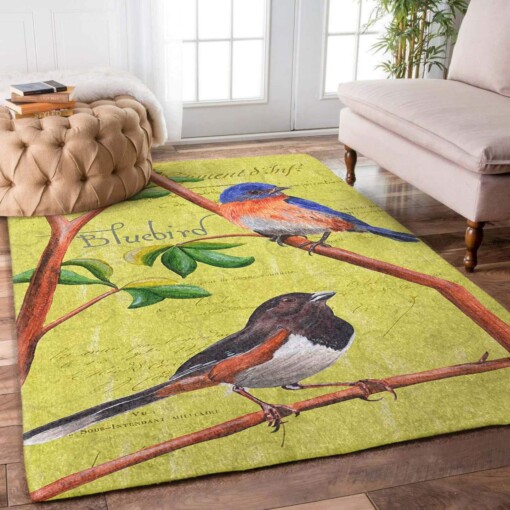 Citron Songbirds Limited Edition Rug