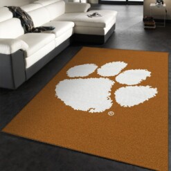 Clemson Sport Rug  Custom Size And Printing