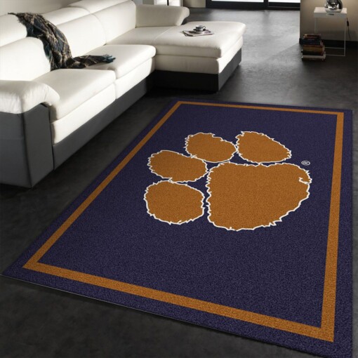 Clemson Tigers Rug  Custom Size And Printing