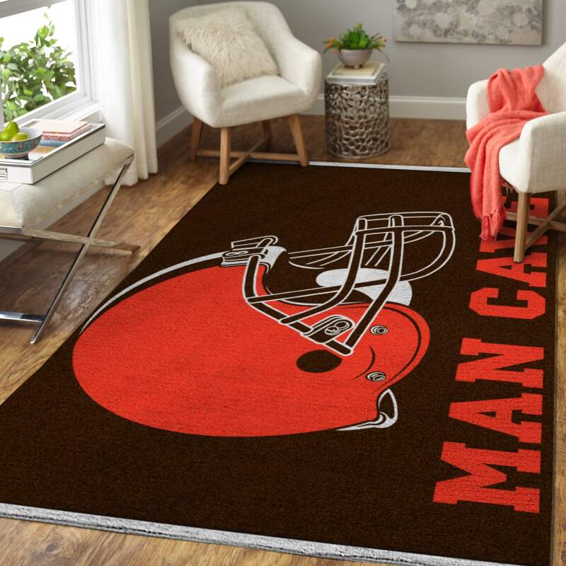 Cleveland Browns Man Cave Area Limited Edition Rug