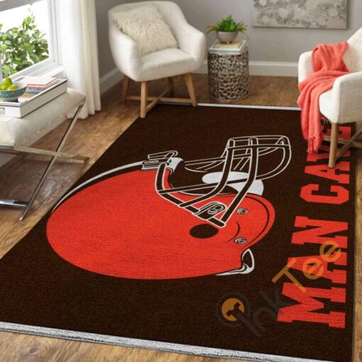 Cleveland Browns Man Cave Area Rug