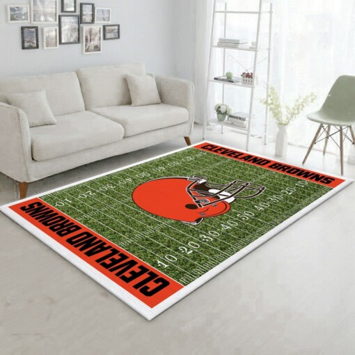 Cleveland Browns NFL Rug  Custom Size And Printing