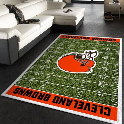 Cleveland Browns Rug  Custom Size And Printing