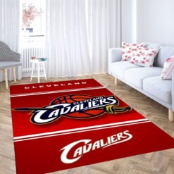 Cleveland Cavaliers Logo Living Room Modern Carpet Rug