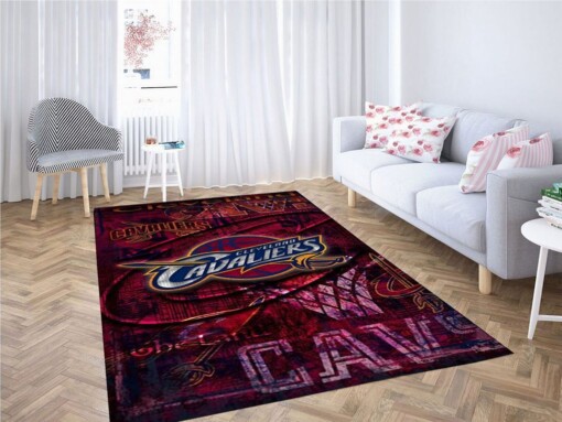 Cleveland Cavaliers Wallpaper 2018 Living Room Modern Carpet Rug