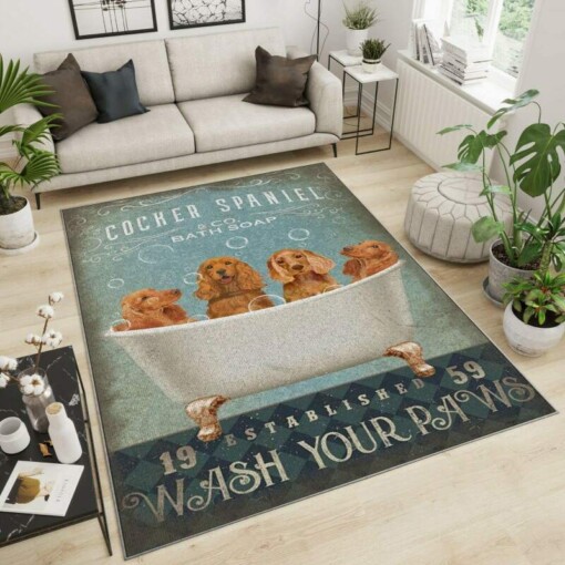 Cocker Spaniel Area Rug