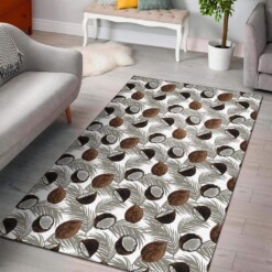 Coconut Pattern Print Design Limited Edition Rug