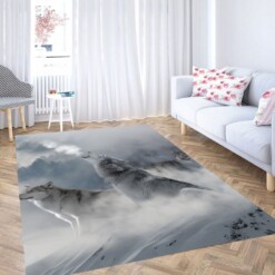 Cold Wolf Carpet Rug