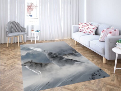 Cold Wolf Living Room Modern Carpet Rug