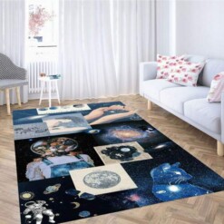Collage Wallpaper Carpet Rug