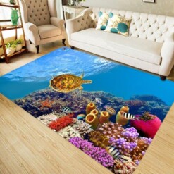 Colored Fish Turtle Limited Edition Rug