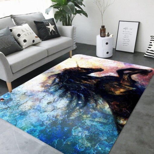 Colored Horse Limited Edition Rug