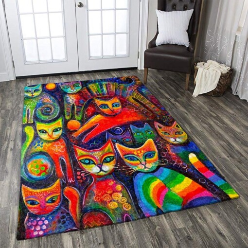 Colorful Cat Limited Edition Rug
