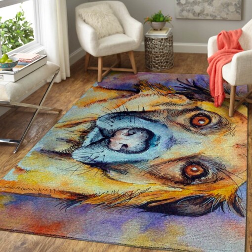 Colorful Dog Area Limited Edition Rug