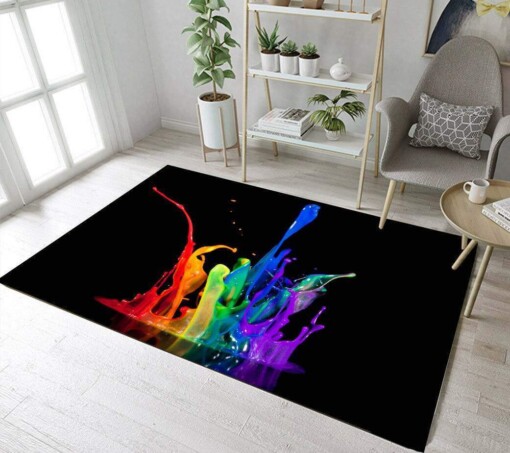 Colorful Paint Limited Edition Rug