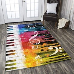 Colorful Piano Rectangle Limited Edition Rug