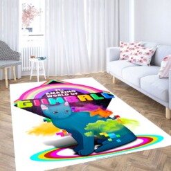 Colorful The Amazing World Of Gimball Living Room Modern Carpet Rug