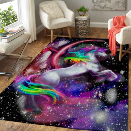 Colorful Unicorn Area Limited Edition Rug