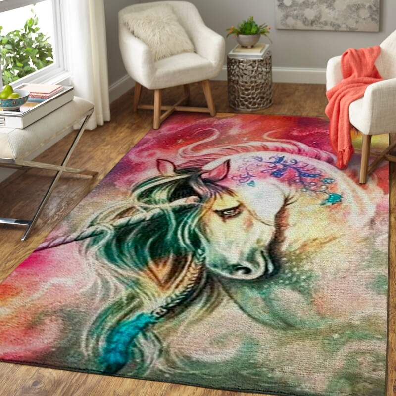 Colorful Unicorn Area Limited Edition Rug