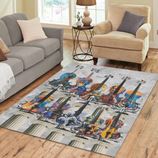 Colorful Violin Limited Edition Rug