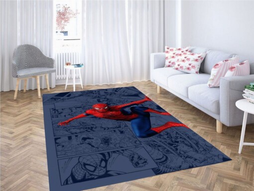 Comic Spidermen Living Room Modern Carpet Rug