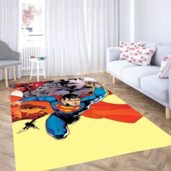 Comic Superman Carpet Rug