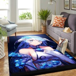 Commission Isera Anime Girl Carpet Floor Area Rug