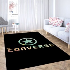 Converse Wallpaper Living Room Modern Carpet Rug